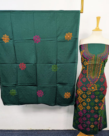 Handmade Multicolor Balochi Tanka + Mirror Work Lawn 3Pc Unstitched