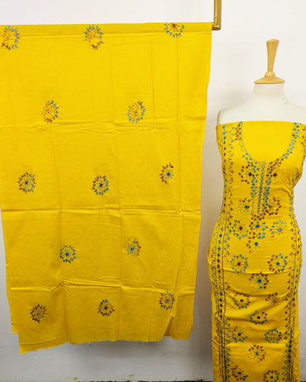 Lawn with Handmade Multicolor Balochi Tanka + Mirror Work 3Pc Unstitched