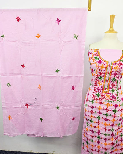 Fancy Handmade Multicolor Balochi Tanka + Mirror Work Lawn 3Pc Unstitched