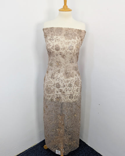 Fancy Organza with Zari + Stone Work shirt & Chiffon Dupatta