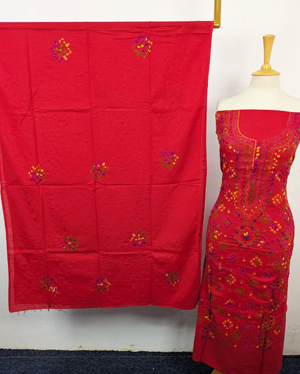 Handmade Multicolor Balochi Tanka + Mirror Work Lawn 3Pc Unstitched