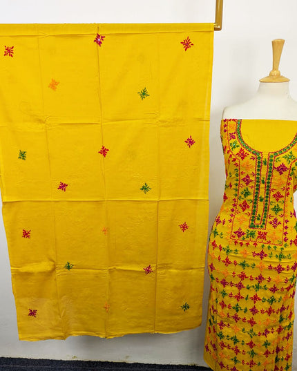Fancy Handmade Multicolor Balochi Tanka + Mirror Work Lawn 3Pc Unstitched