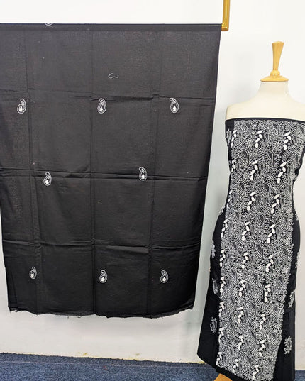 Handmade Full Jaal Shadow Work Lawn Shirt & Dupatta 3Pc Unstitched
