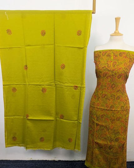 Lawn with Shadow + Chikankari Work Shirt & Chiffon Dupatta 3Pc Unstitched