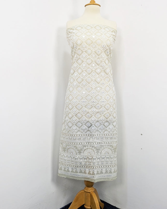 Embroidered Khaadi Net 3 piece