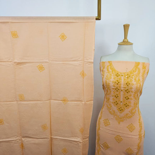 Lawn with Handmade Gala Style Pakka Tanka Work 3Pc Unstitched
