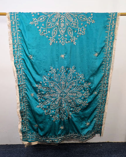 Fancy Handmade LCD Gotta Work Silk Dupatta (Ready To Wear)
