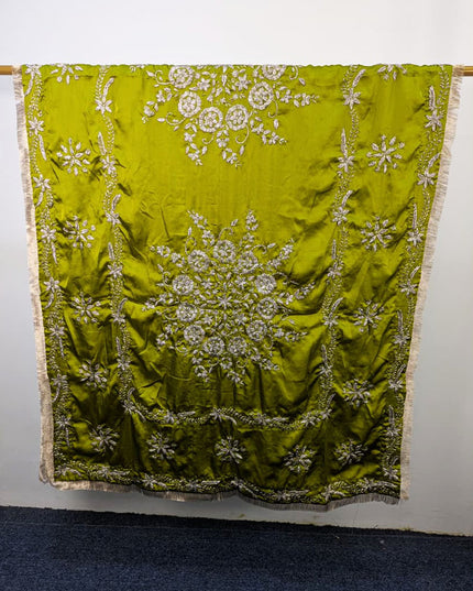 Exclusive Handmade LCD Gotta Work Silk Dupatta (Ready To Wear)