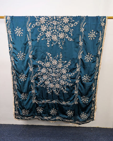 Exclusive Handmade LCD Gotta Work Silk Dupatta (Ready To Wear)