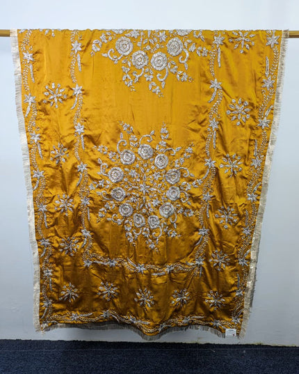 Exclusive Handmade LCD Gotta Work Silk Dupatta (Ready To Wear)