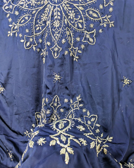 Fancy Handmade LCD Gotta Work Silk Dupatta (Ready To Wear)