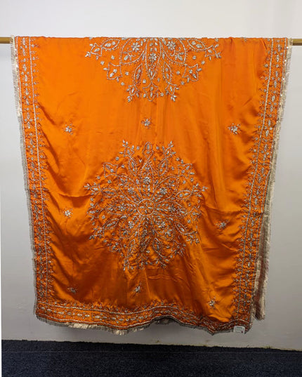 Fancy Handmade LCD Gotta Work Silk Dupatta (Ready To Wear)