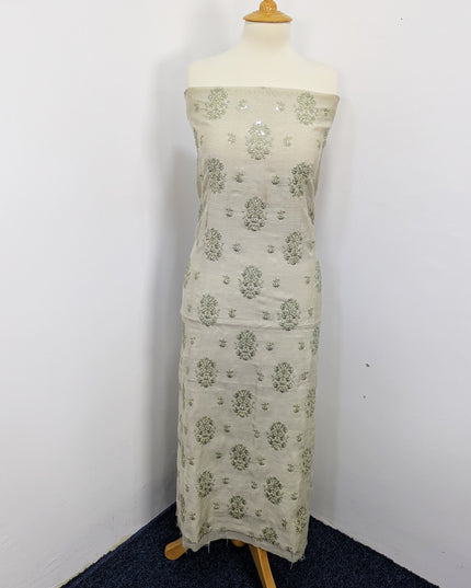 Fancy Embroidered Khaadi Net Unstitched Suits