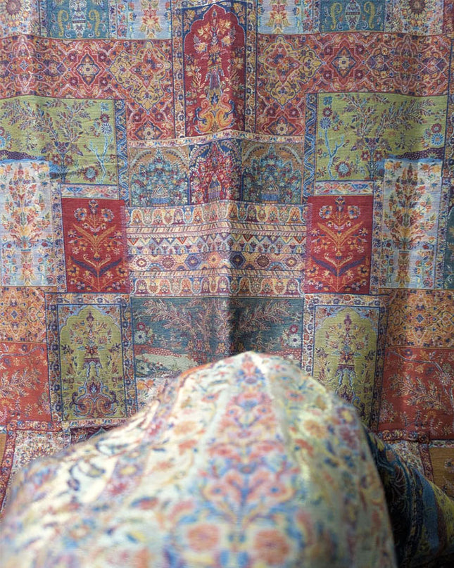 Premium Pure Indian ShahJahan Style - Kani Moonlight Shawl