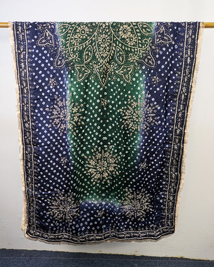 Premium Handmade Chunnri & Gotta Work Silk Dupatta (Ready To Wear)