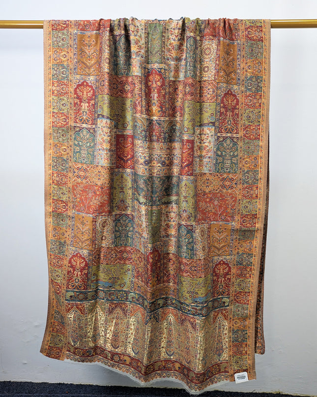 Premium Pure Indian Kani Silk ShahJahan Style Luxury Indian Traditional Wrap | Elegant Ethnic Gift