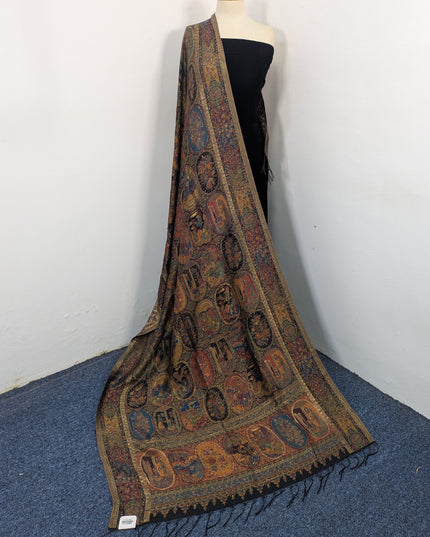 Premium Pure Indian Kani Moonlight Shawl (Ready To Wear)