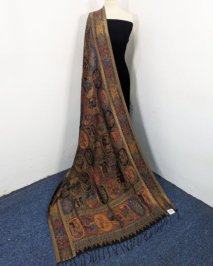 Premium Pure Indian Kani Moonlight Shawl (Ready To Wear)