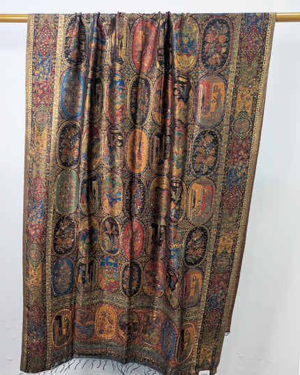 Premium Pure Indian Kani Moonlight Shawl (Ready To Wear)