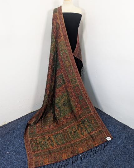 Exclusive Pure Indian Kani Charbagh - Moonlight Shawl
