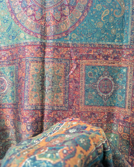 Exclusive Pure Indian Kani Charbagh - Moonlight Shawl