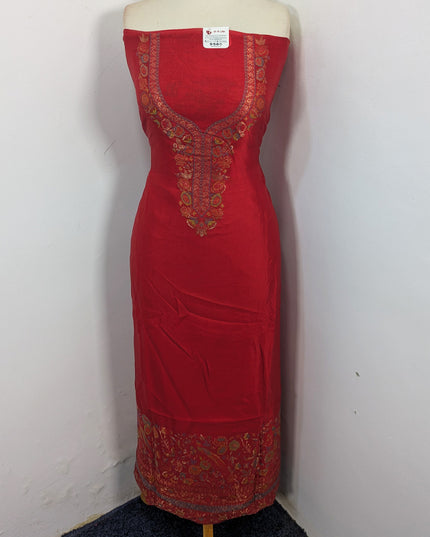 Luxury Pure Indian Kani Silk with Moonlight Work 3Pc Unstitched