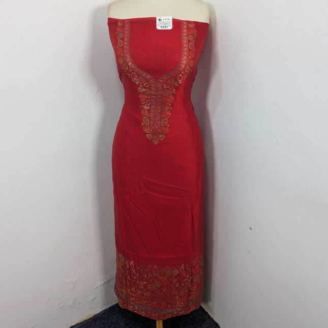 Luxury Pure Indian Kani Silk with Moonlight Work 3Pc Unstitched
