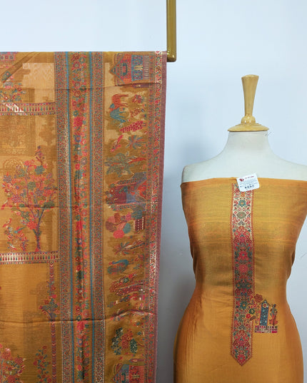 Exclusive Pure Indian Kani Silk with Moonlight Work 3Pc Unstitched