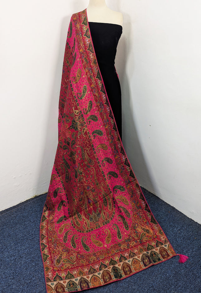 Pure Indian Dola Kani Silk Stroller (Ready To Wear)