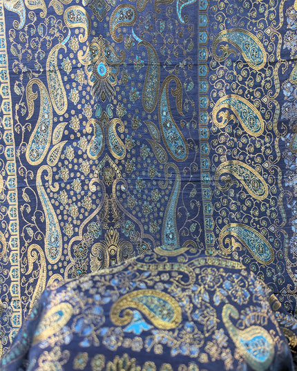 Pure Indian Dola Kani Silk Stroller (Ready To Wear)