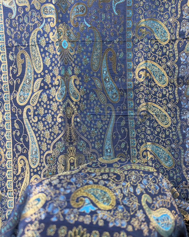 Pure Indian Dola Kani Silk Stroller (Ready To Wear)