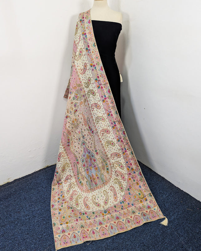 Pure Indian Dola Kani Silk Stroller (Ready To Wear)