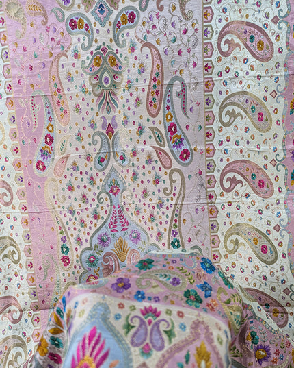 Pure Indian Dola Kani Silk Stroller (Ready To Wear)