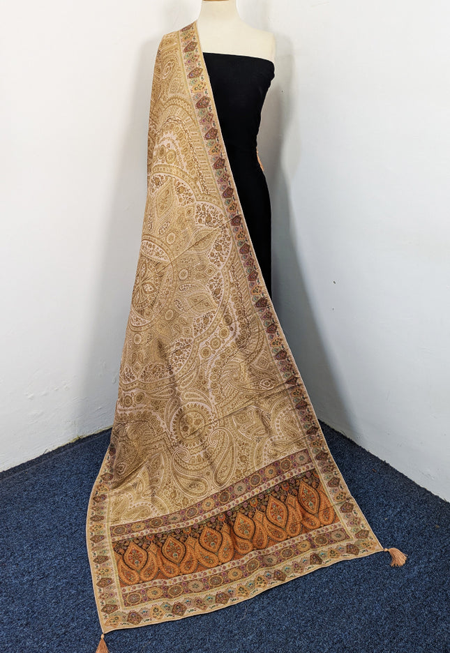 Exclusive Pure Indian Dola Kani Silk Stroller (Ready To Wear)