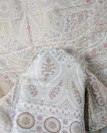 Exclusive Pure Indian Dola Kani Silk Stroller (Ready To Wear)