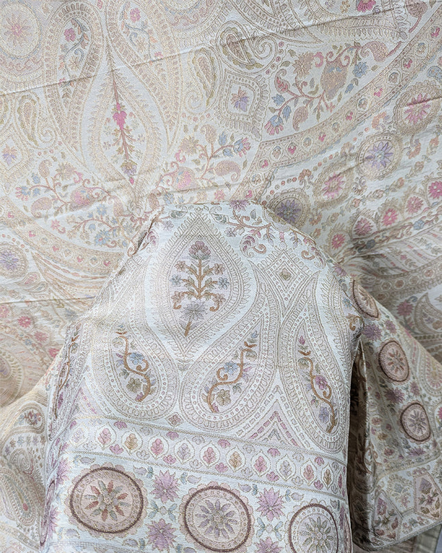 Exclusive Pure Indian Dola Kani Silk Stroller (Ready To Wear)