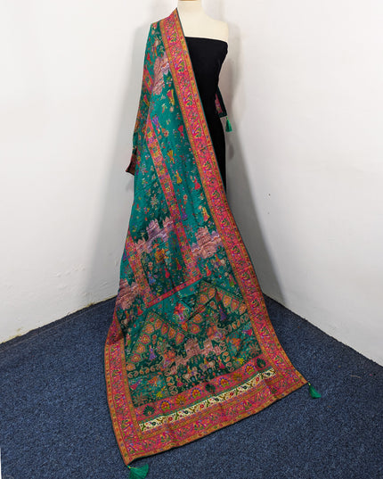 Exquisite Pure Indian Dola Kani Silk Stroller (Ready To Wear)