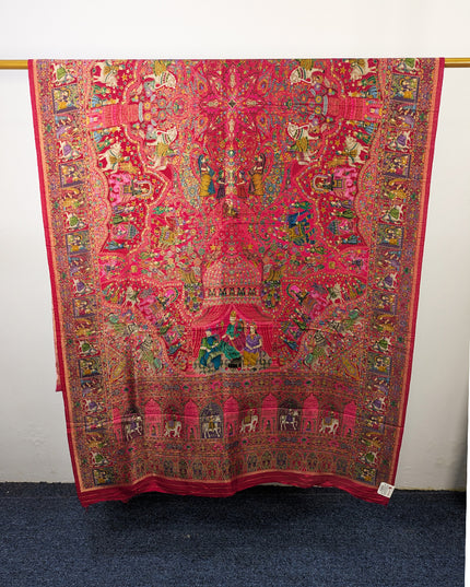 Premium  Indian Dola Kani Silk Shawl (Ready To Wear)