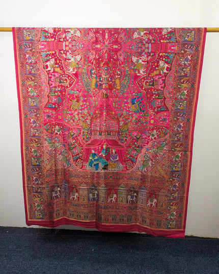 Premium  Indian Dola Kani Silk Shawl (Ready To Wear)
