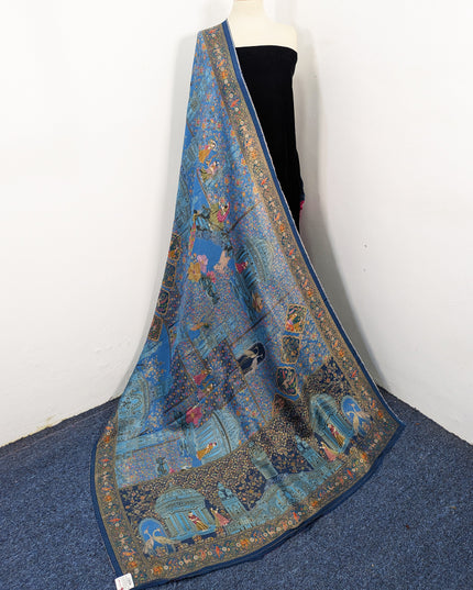 Luxury Pure Indian Dola Kani Silk Shawl (Ready To Wear)
