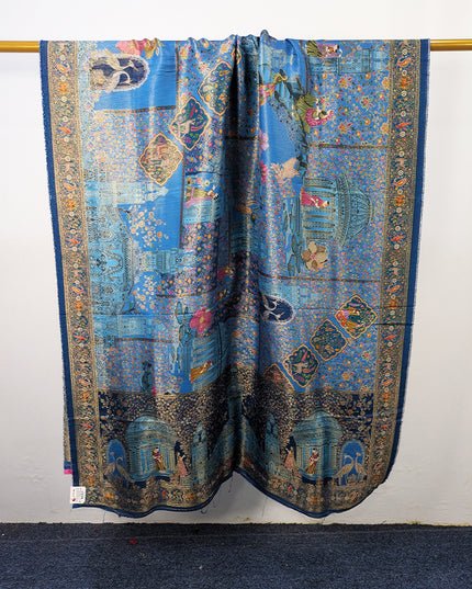 Luxury Pure Indian Dola Kani Silk Shawl (Ready To Wear)
