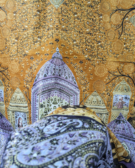 Pure Indian Dola Kani Silk Shawl (Ready To Wear)