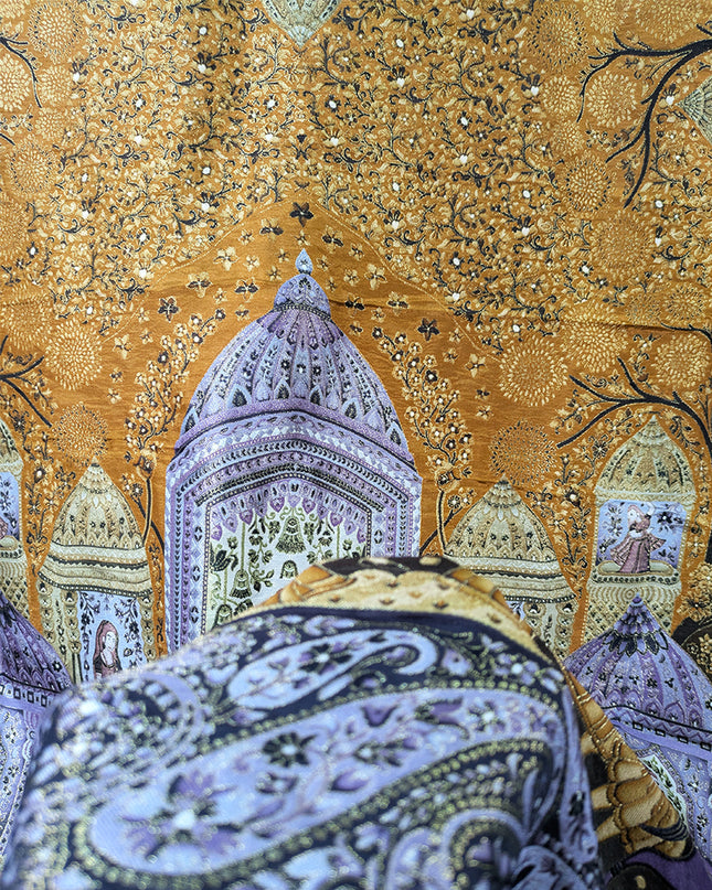 Pure Indian Dola Kani Silk Shawl (Ready To Wear)