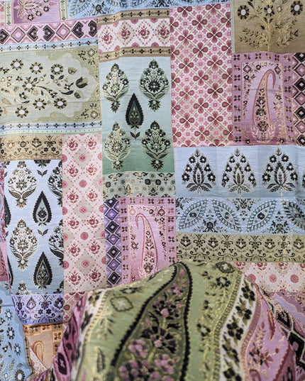 Premium Pure Indian Dola Kani Silk Shawl (Ready To Wear)