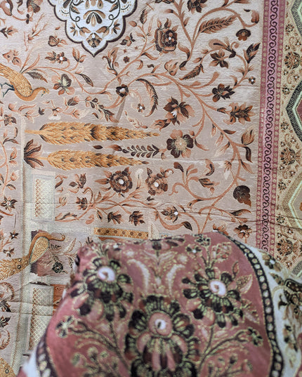 Exclusive Pure Indian Dola Kani Silk Shawl (Ready To Wear)