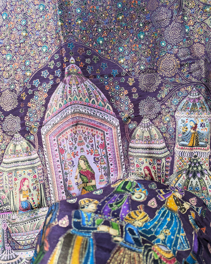 Pure Indian Dola Kani Silk Shawl (Ready To Wear)