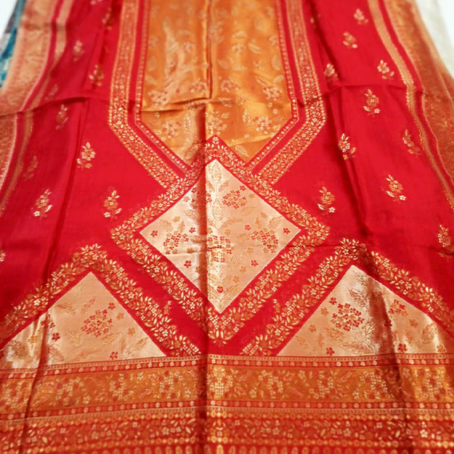 Luxury Pure Indian Moon Light Kani Silk Shawl