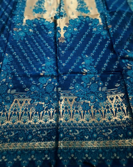 Fancy Pure Indian Moon Light Kani Silk Shawl