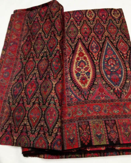 Fancy Pashmina with Kani Zari Work Shawl (Ready To Wear)