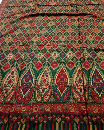 Fancy Pashmina with Kani Zari  Work Shawl (Ready To Wear)